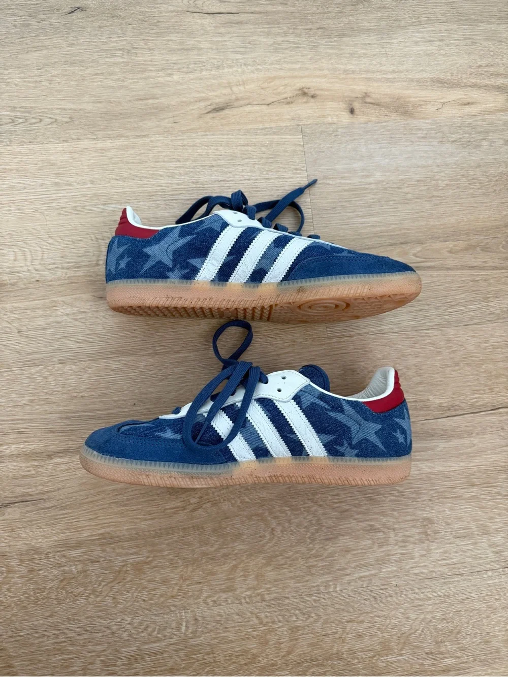 Men’s adidas samba star print sneakers 7.5